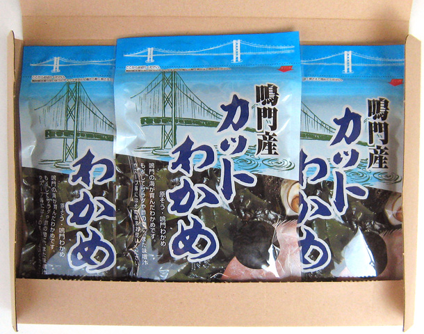 【送料込みメール便】【阿波の味】八百秀　カットわかめ【鳴門産】　５０ｇ ×３
