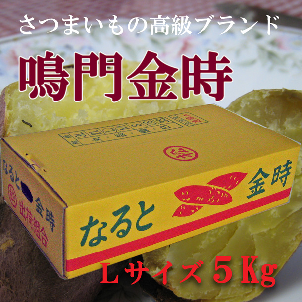 なると金時　今期最後！　2Ｌ５キロ　サツマイモ 　徳島産　さつまいも　全国発送可