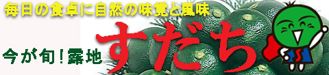 新鮮!!徳島特産「すだち」。季節のの味覚、サンマや松茸にはすだちは絶対欠かせません。こちらをクリックして下さい。