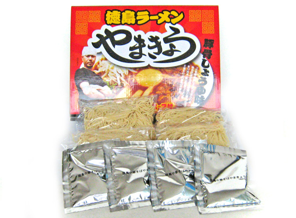 徳島ラーメン　やまきょう　４食箱入り